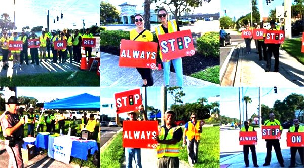 West Melbourne Intersection Becomes Center Stage for National Stop on Red Week Safety Campaign