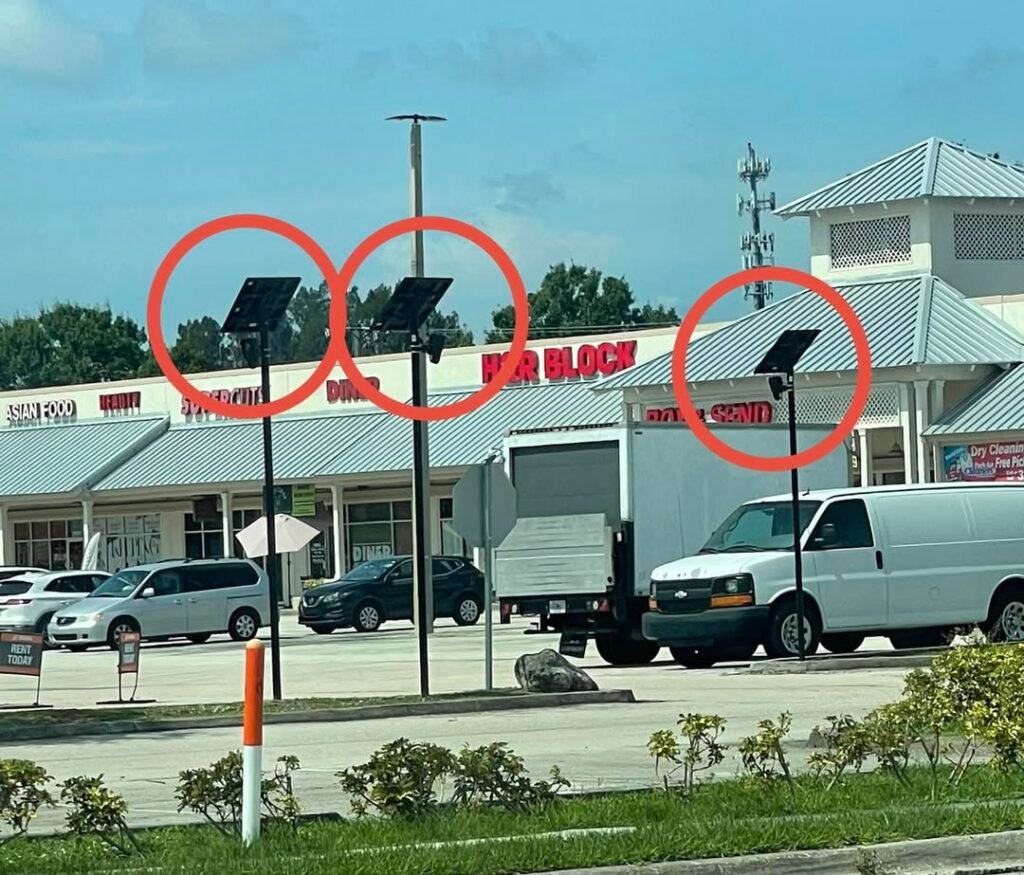 Any idea why there’s 3 Flock cameras (license plate readers) at the Home Depot in West Melbourne?