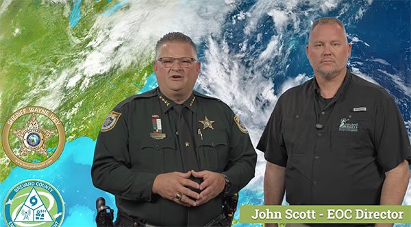 Brevard Sheriff Wayne Ivey, Emergency Management Director John Scott Discuss Preparations for Peak Hurricane Season