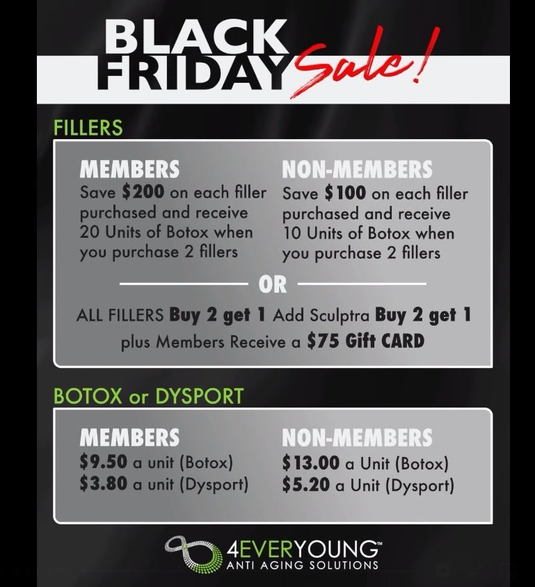 DON'T MISS THE BIGGEST SALE OF THE YEAR at 4EverYoung Anti-Aging Solutions on Merritt Island!