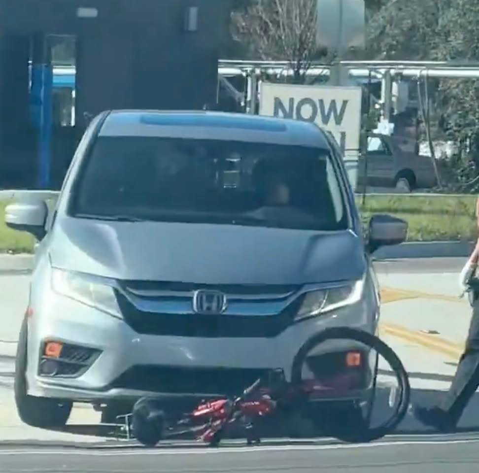 Bicyclist hit at 192 and Minton Rd. in West melbourne.