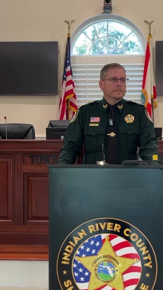 Our sound was muted but here is the press conference.Sheriff Eric Flowers gives updates on the officer involved shooting...