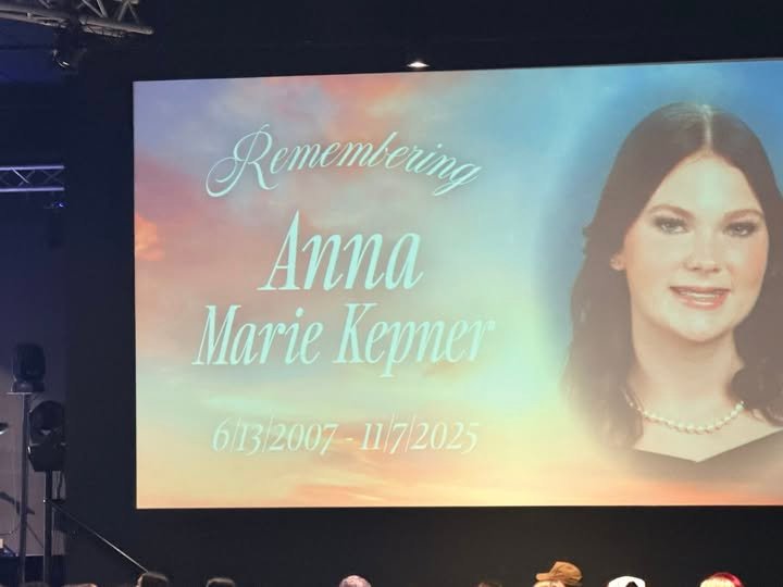 It’s standing room only at The Grove Church for the memorial service of Anna Kepner.