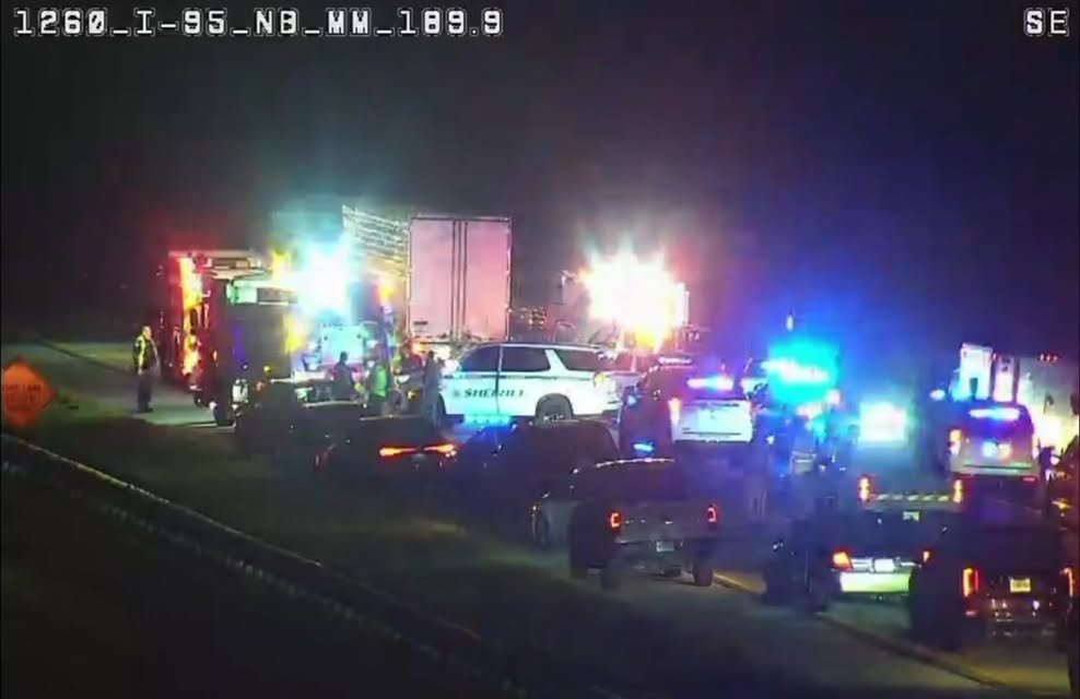 95 South is closed after Wickham due to horrific accident.