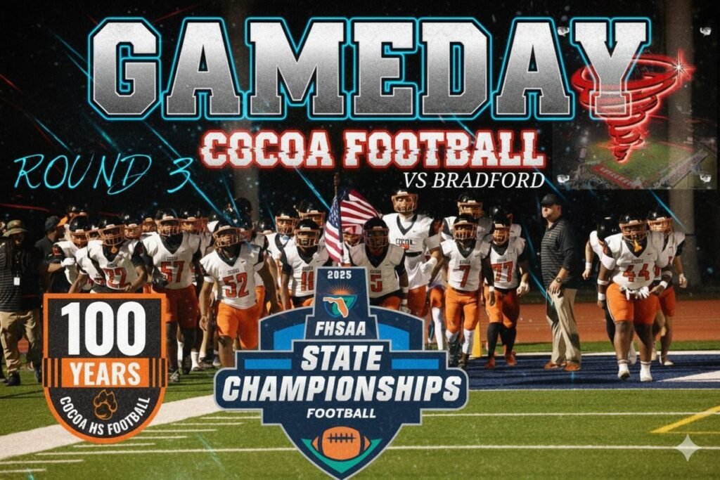 Cocoa Will Visit Bradford Tornadoes for Regional Finals Friday as Tigers' 4-Peat Title Quest Continues