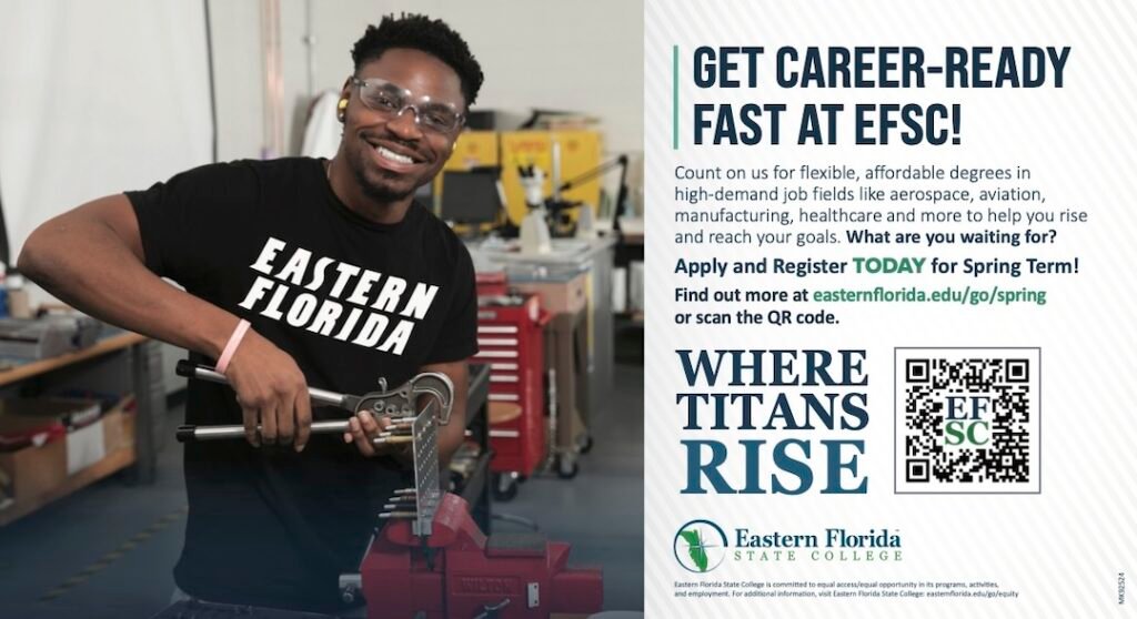 Enroll Now for 2026 Spring Classes at Eastern Florida State College!