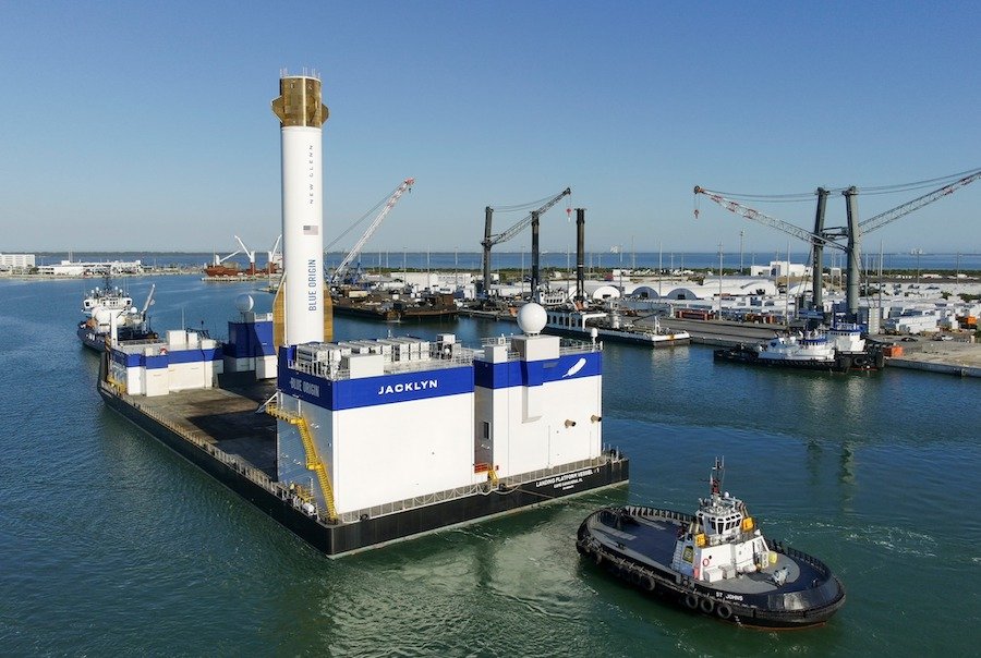 WATCH: Witnessing History at Port Canaveral, First Recovered New Glenn Booster Arrives Aboard Blue Origin’s 'Jacklyn'