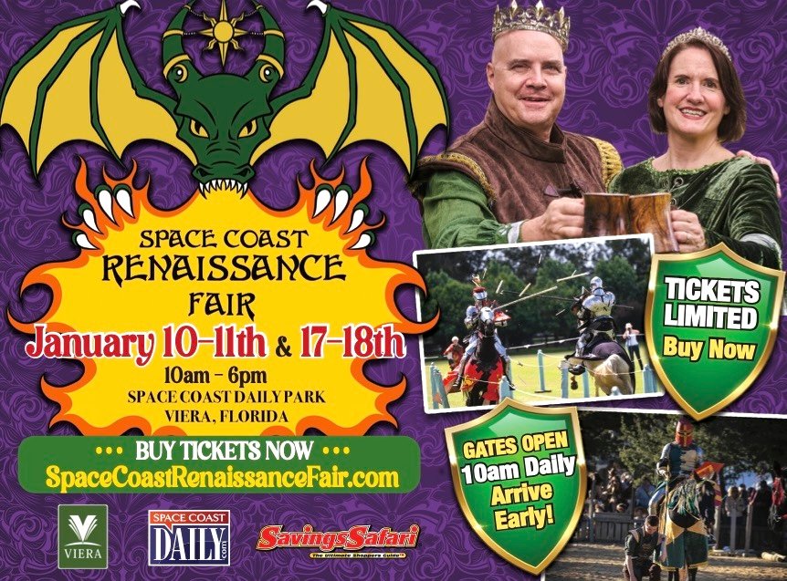 Don't Miss the Immersive World of Medieval Fantasy at the All New Space Coast Renaissance Fair in Viera