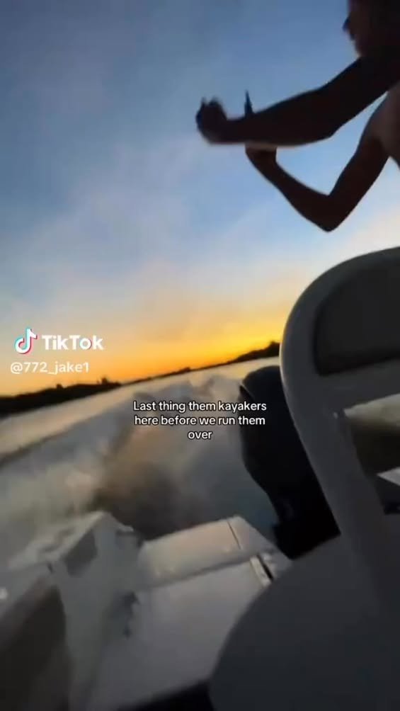 VIDEO: Boat of Wakeboarders Deliberately Targets Freshman Girls' Rowing Team - Club Calls It "Harassment of Minors" This...