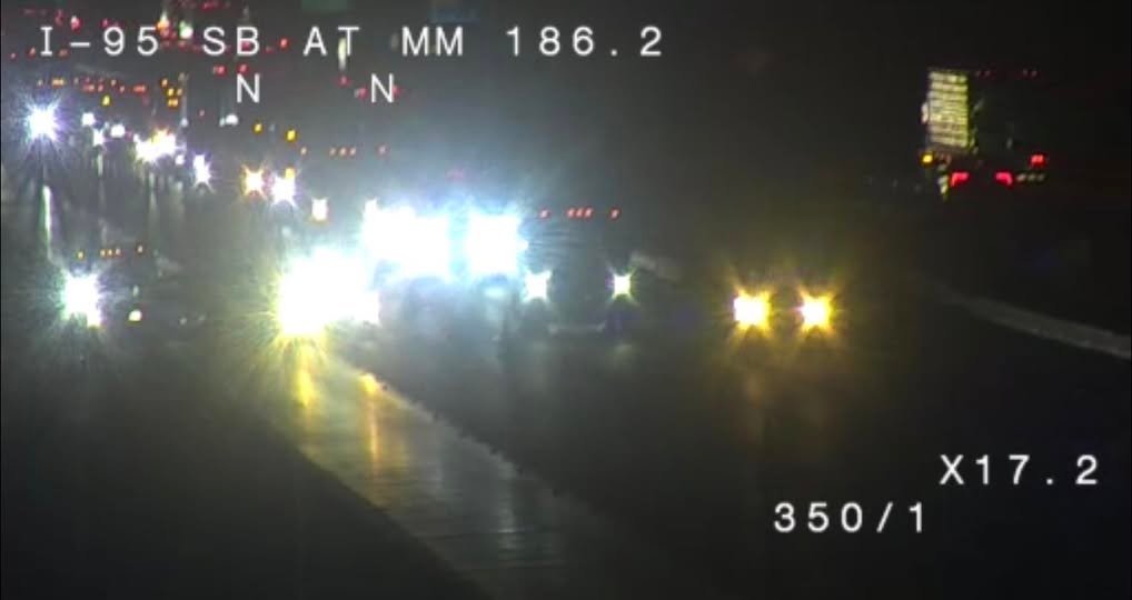 Accident blocking multiple lanes on 95 South just after Pineda.