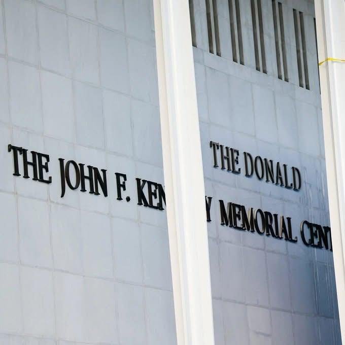 Trump’s name already being added to the John F. Kennedy Memorial Center a day after the board approved the change. What...