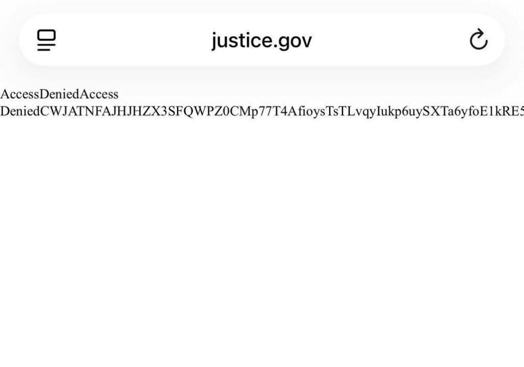 🚨 DEVELOPING: DOJ FILES ON JEFFREY EPSTEIN VANISH WITHOUT EXPLANATION 🚨 At least 16 files related to Jeffrey Epstein h...