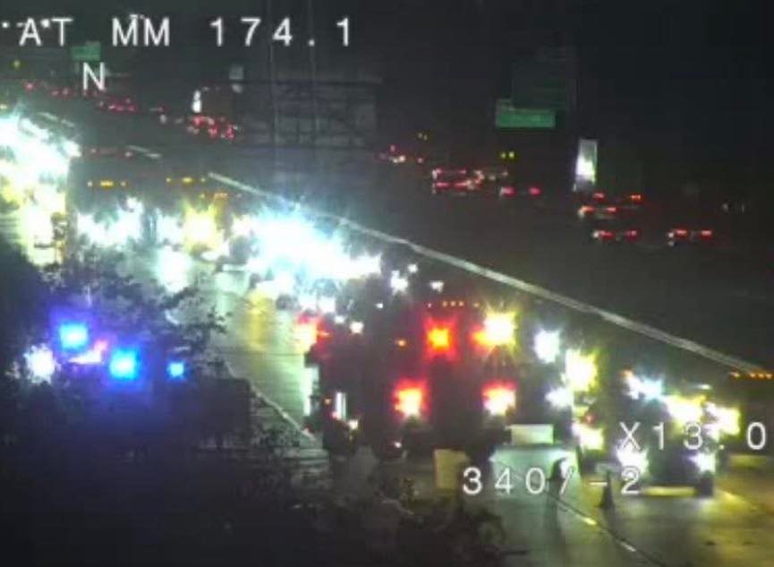 95 South at Malabar exit. Southbound delays are significant.