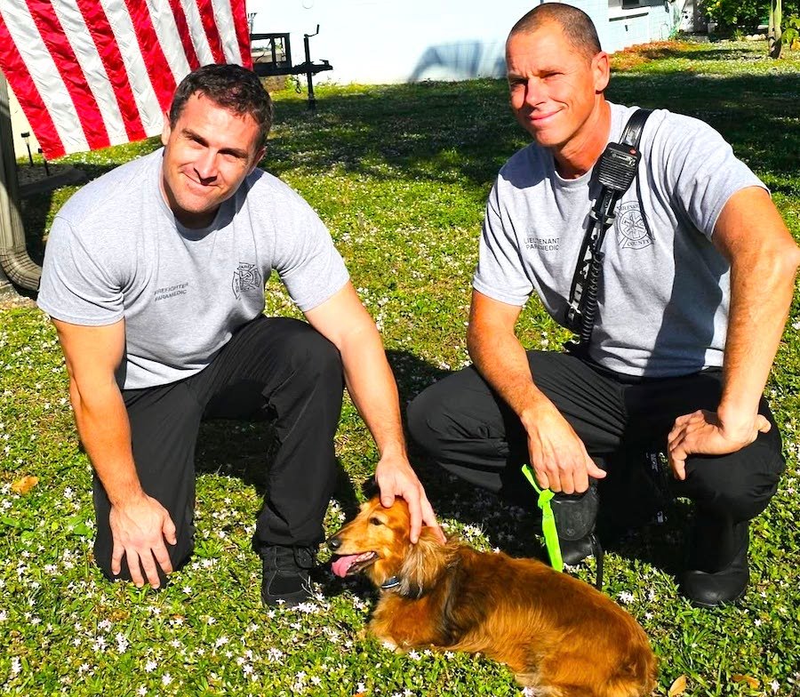 Brevard Station 40 Firefighters vs. Fugitive Pup: The Chase That Ended in a Hug