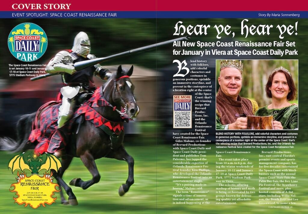 Noble Horses and Thundering Jousts to Take Center Stage at Space Coast Renaissance Fair in Viera