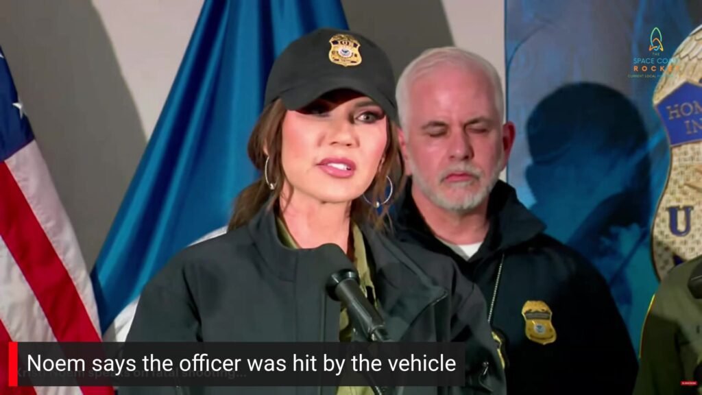 Kristi Noem speaks on fatal shooting of woman by ICE agent in Minneapolis