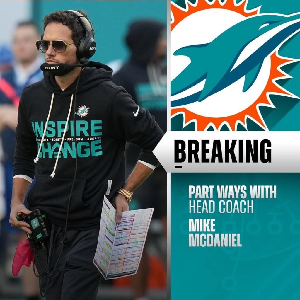 Dolphins head coach is out!