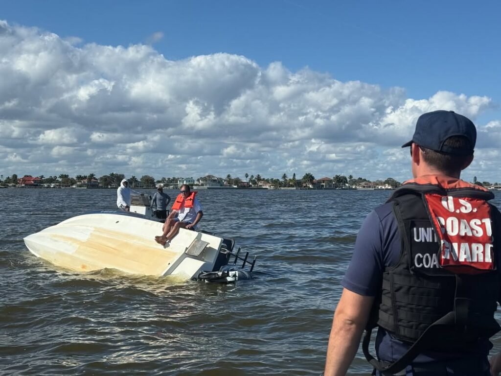 A 24-foot boat capsized on the Banana River near Kelly Park, and one simple radio call is what got help there fast. U.S....
