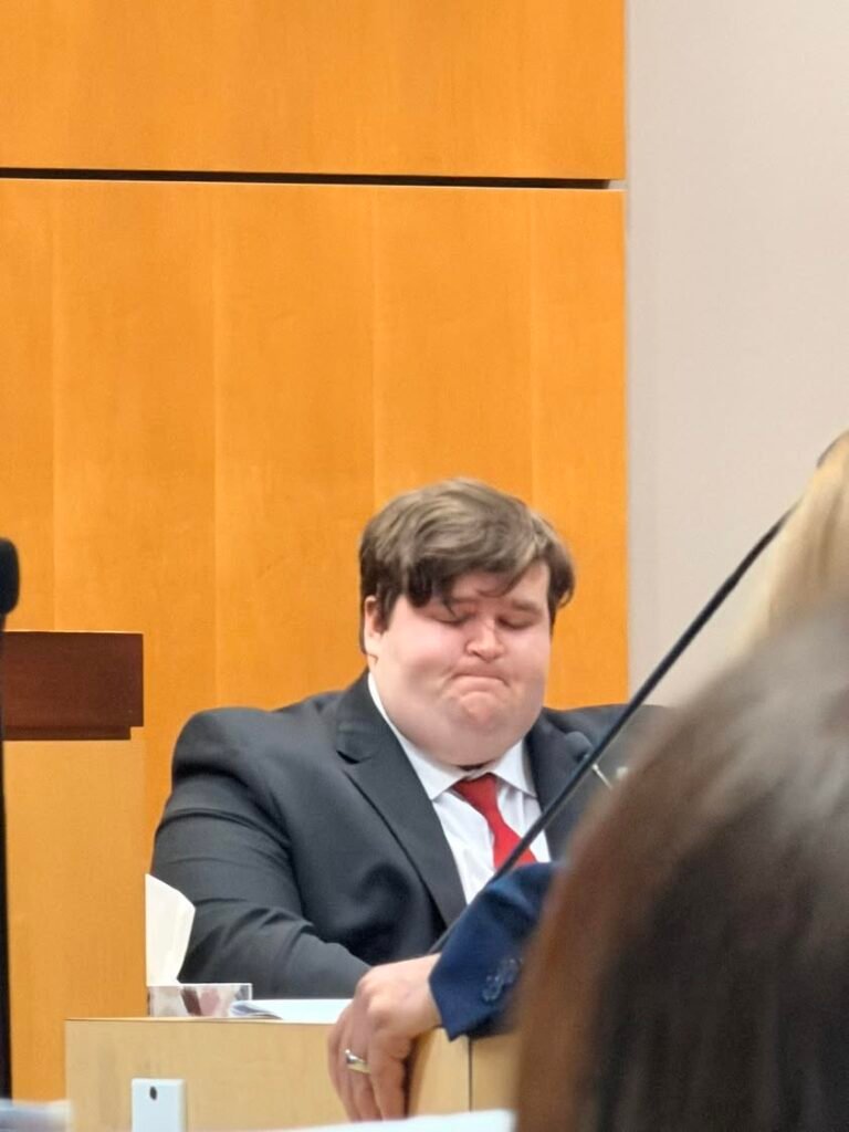 Former deputy Andrew Lawson took the stand during his sentencing hearing after pleading guilty to manslaughter in the 20...