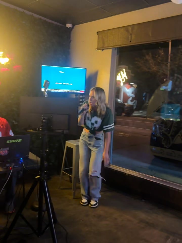 Next Thursday maybe catch April Florio at The Salty Fox Karaoke