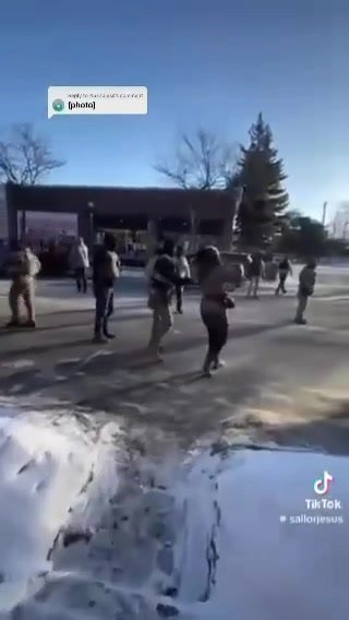 New video shows the moments leading up to the deadly shooting in Minneapolis this morning. The man killed has been iden...
