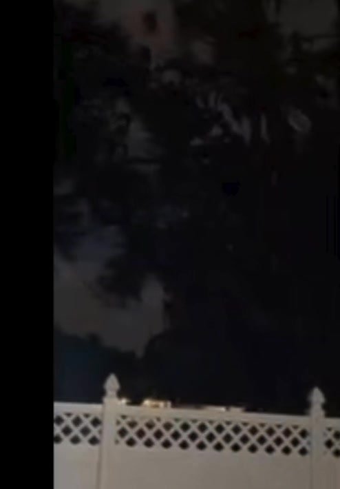 Snow flurries in Oviedo.