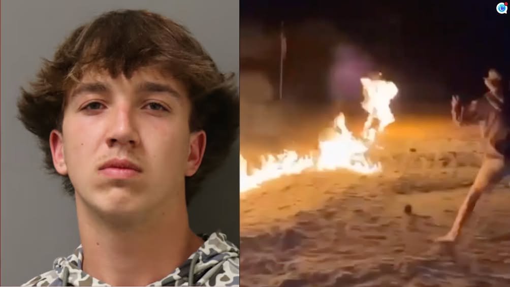 Video shows Marion County teen setting his friend on fire. LAKE KERR, MARION COUNTY: Deputies say a 17-year-old used gas...