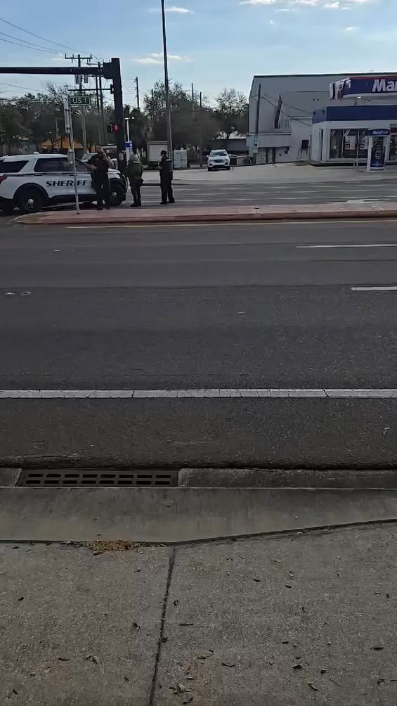 Video from this morning's crash involving a BCSO vehicle striking a Cocoa PD SUV. We don't have any updates on injuries...