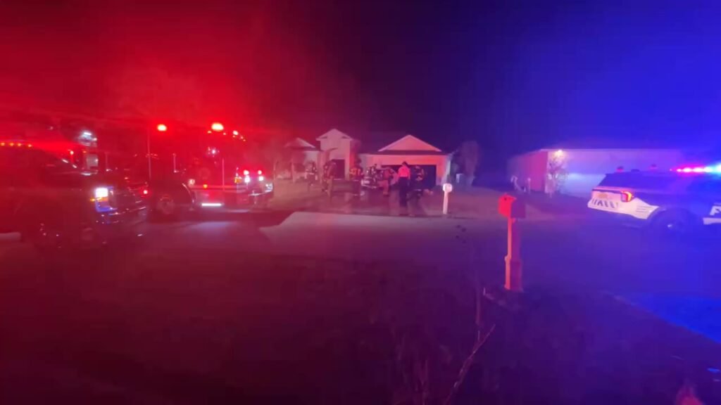 House fire NW Palm Bay off Barbarossa
