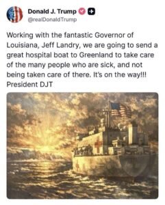 Just the messenger…