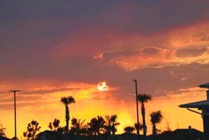 Did you catch the smoked out sunset?