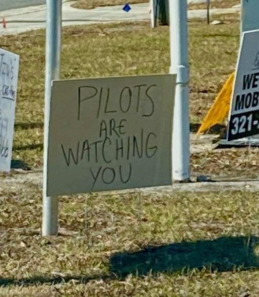 We are receiving reports of people seeing these signs all over North Brevard. We do not have any information on what the...