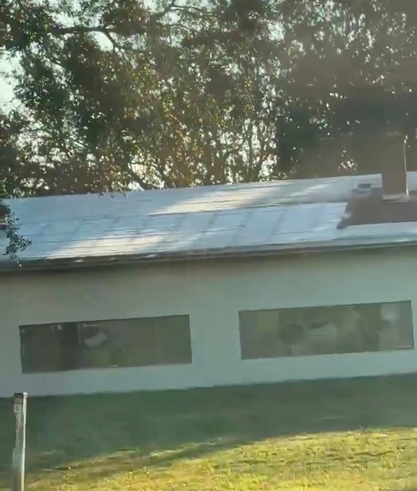 Ice on your roofs this morning?