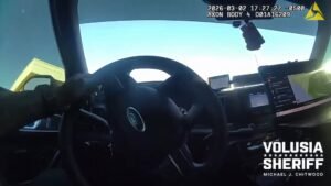 WATCH: Body-worn camera footage of the shooting of a VSO deputy on Monday, March 2, 2026. Thankful to report that Deputy...