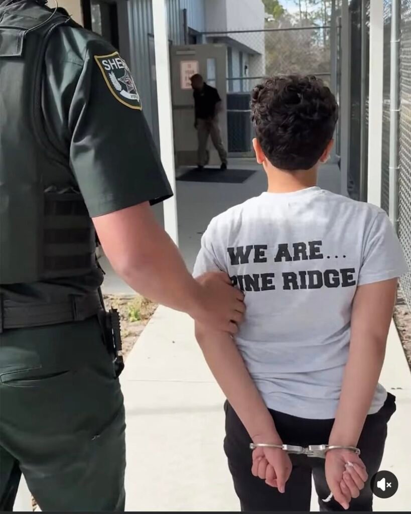 From Volusia County Sheriff: At Pride Elementary, this student wrote in permanent marker on a classroom whiteboard that...