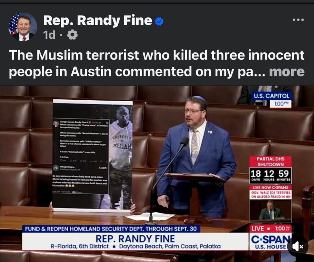 Anytime Randy Fine gets negative press, he tries to pull a stunt to make headlines. He’s mad that his twitter printout p...