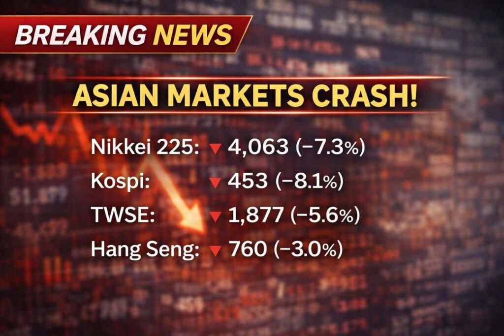 🚨 ASIAN MARKETS CRASH: Global Economy on the Brink? 🚨 If you’re invested in stocks or just watching the world economy,...