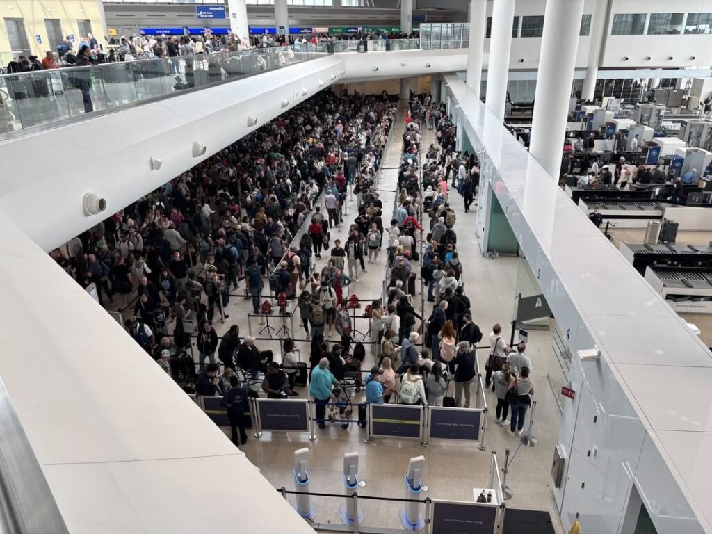 If you flew this weekend, what was your security line wait time and from which airport?