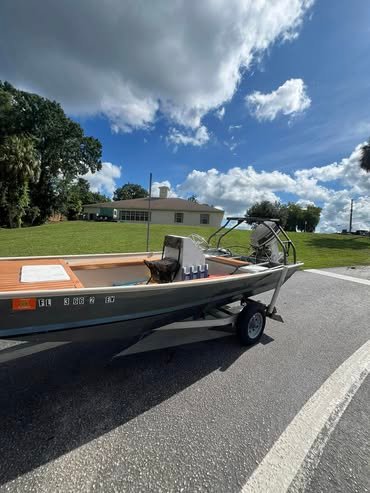 Boat stolen Saturday out of Satellite Beach. Please contact Coby Tomlin with any leads. The boat and the trailer.