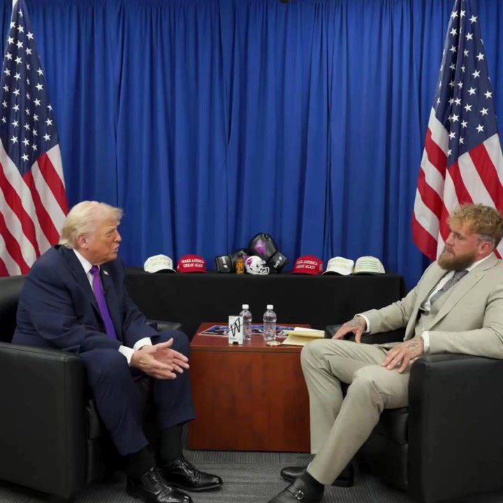 Jake Paul interview with President Donald Trump covering heavy topics: the ongoing Iran conflict, immigration enforcemen...