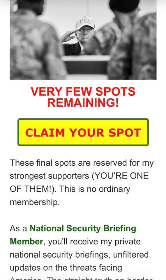 Today, President Trump sent out a fundraising email selling access to national security briefings to his donors and used...