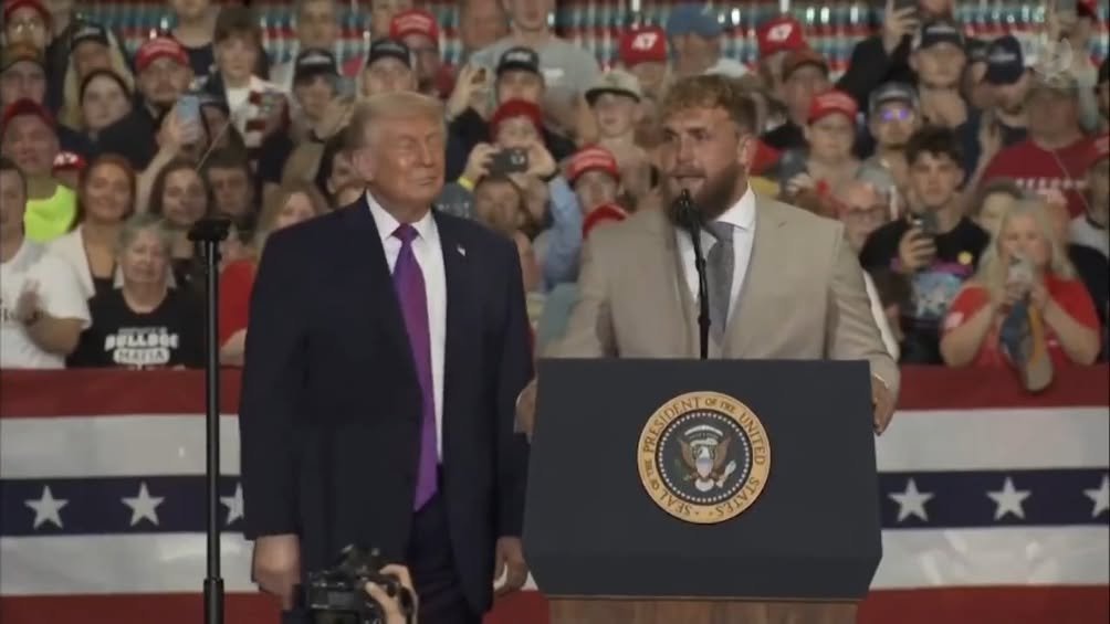 Trump completely and totally endorses Jake Paul for political office.