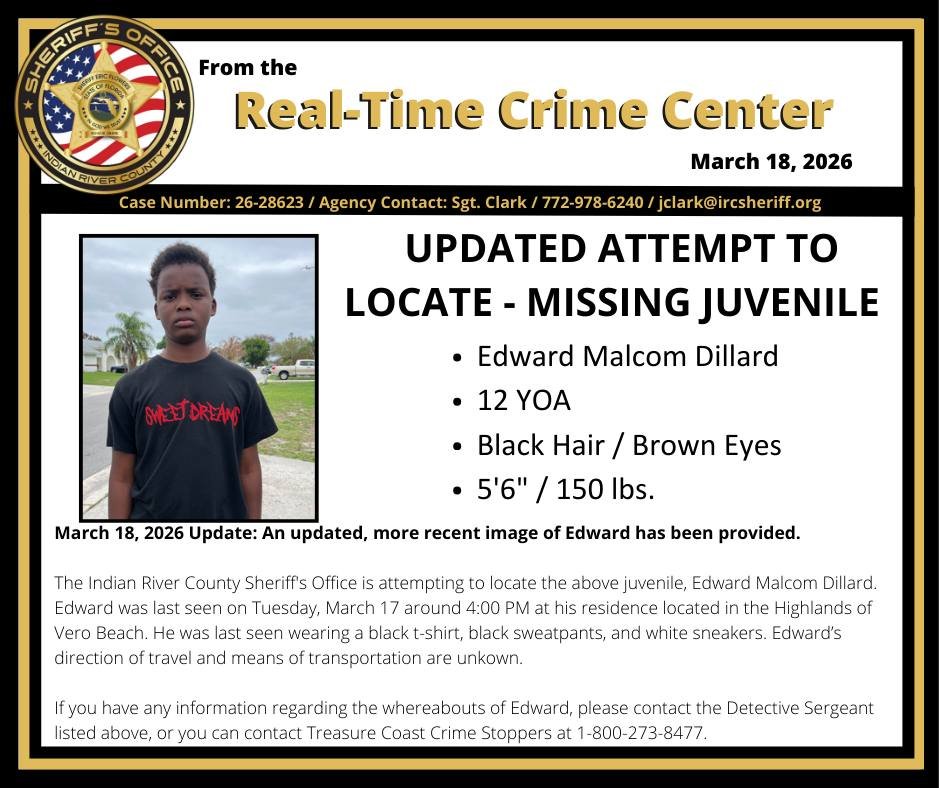 Please see the updated bulletin for Edward. Please continue to share. Thank you.