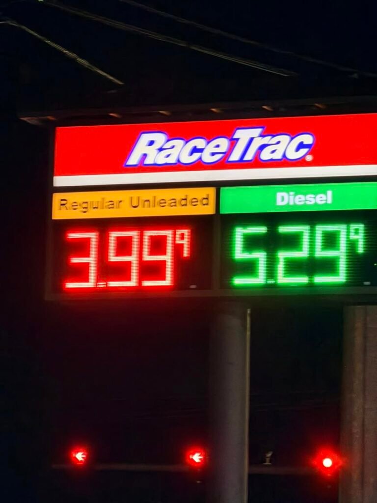 Gas officially hits $4 a gallon in Brevard County 