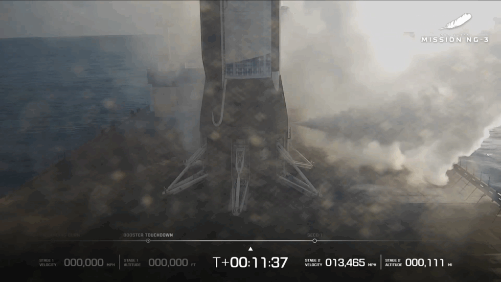 New Glenn achieves second successful booster landing