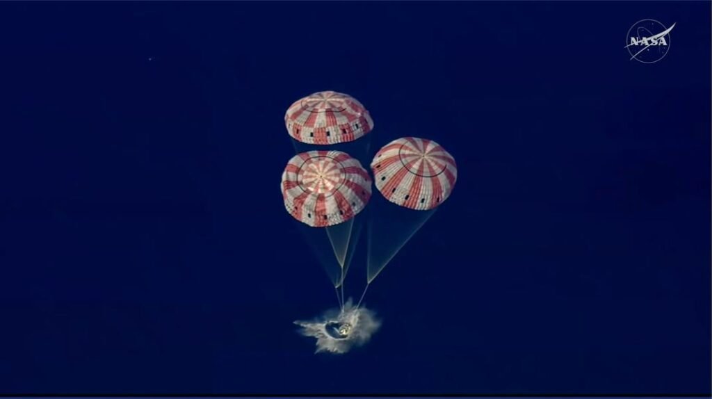 SPLASHDOWN! Integrity has successfully completed the Artemis II mission bringing all 4 Astronauts back home after a 9 da...