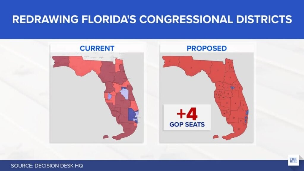 The Florida legislature has officially passed the new congressional district maps proposed by Governor DeSantis. The bil...