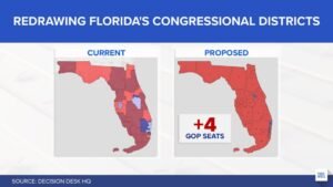The Florida legislature has officially passed the new congressional district maps proposed by Governor DeSantis. The bil...