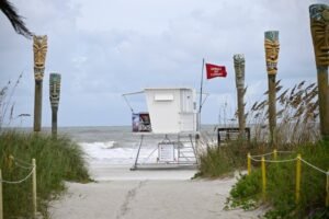 Father dies saving children in Florida rip current as rescues surge statewide
