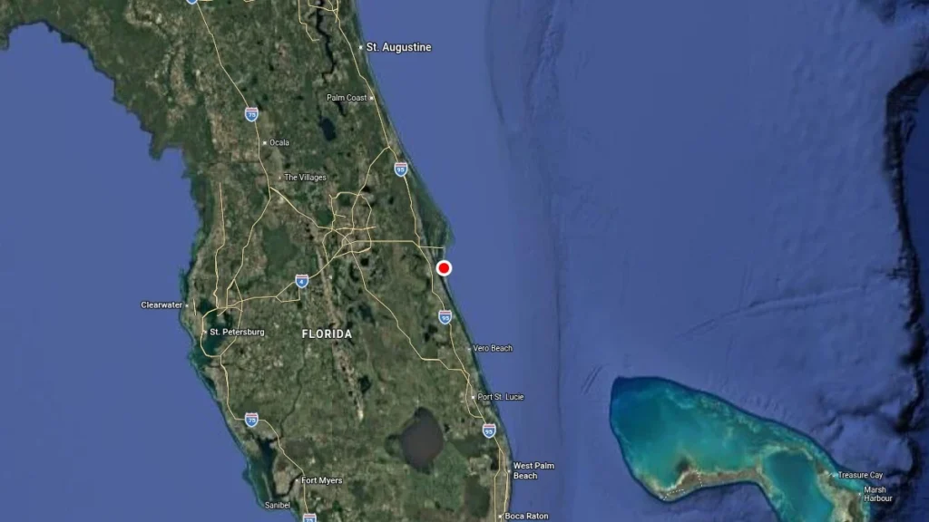 cocoa beach florida location map